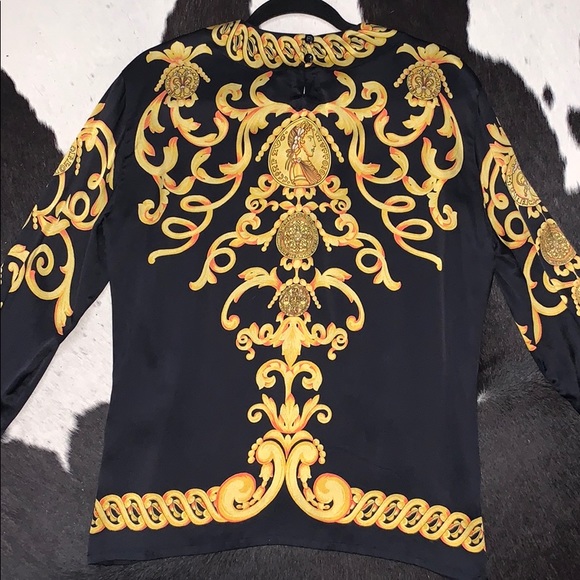 Escada x Margaretha Ley baroque silk blouse - Picture 16 of 16